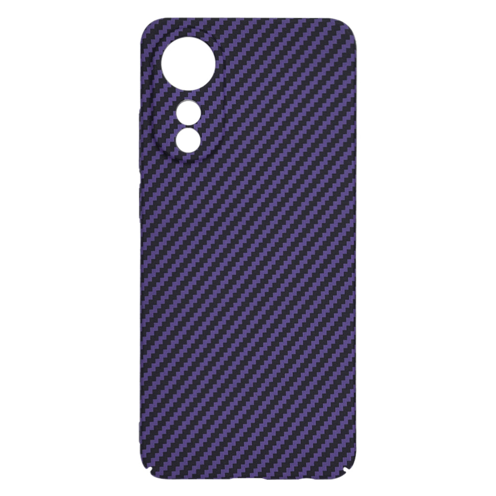 Custodia per Oppo A78 4G, Techsuit, Carbonite FiberShell, Viola