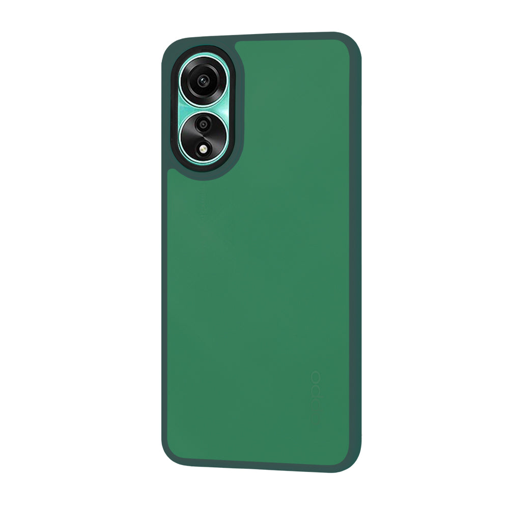 Custodia per Oppo A78 4G, Techsuit, HaloFrost, Verde