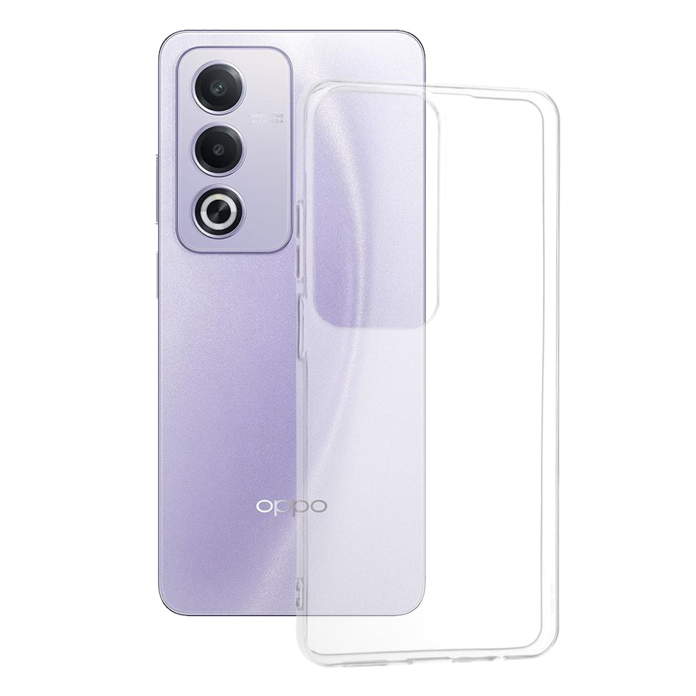 Custodia per Oppo A80, Techsuit, Trasparente (Foro Grande per Obiettivo), Trasparente
