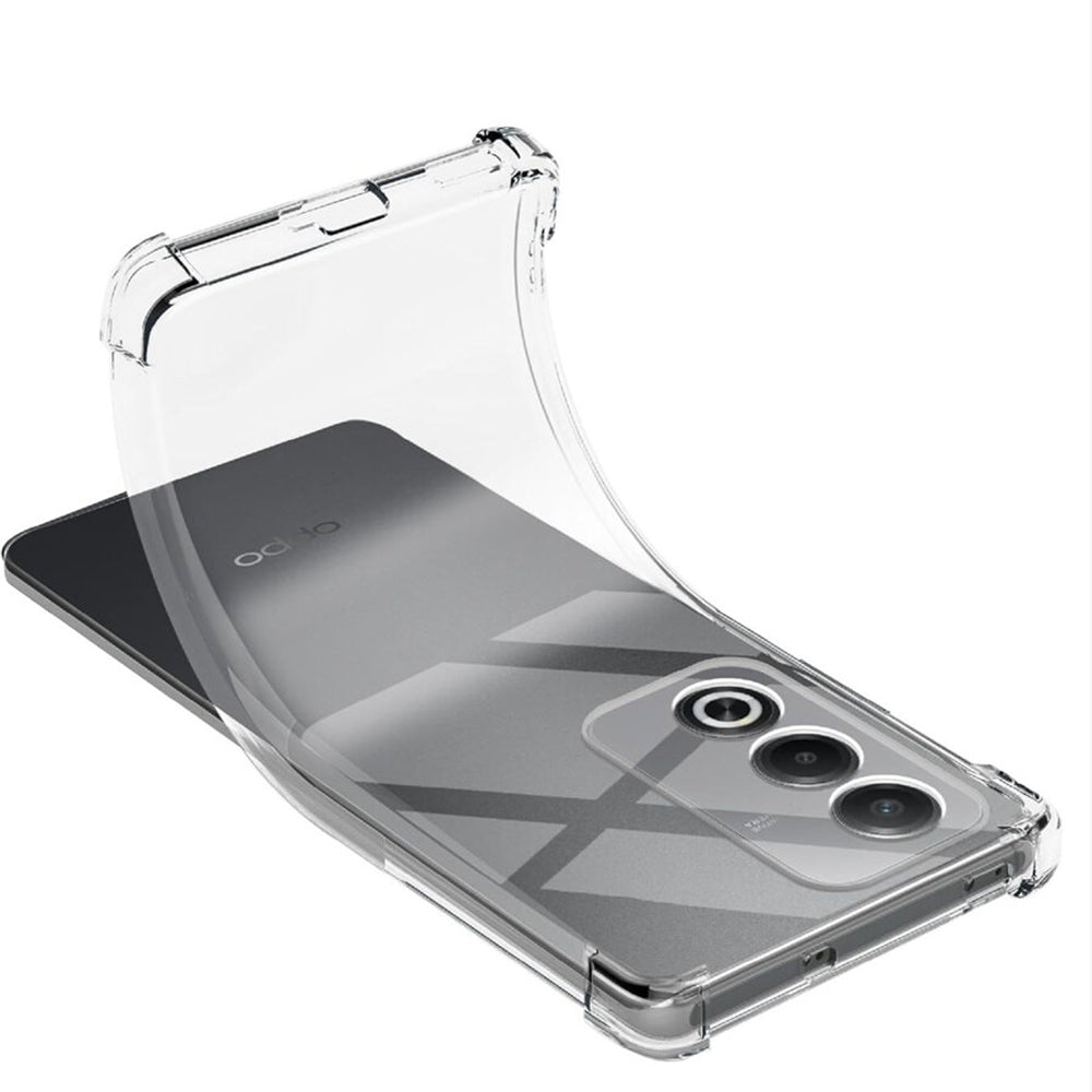 Custodia per Oppo A80, Techsuit, Shockproof Clear, Trasparente
