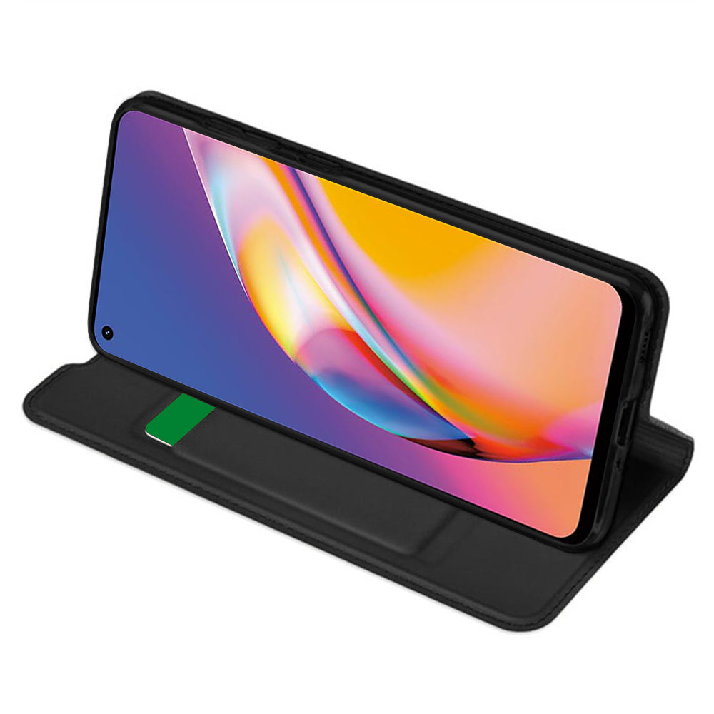 Custodia per Oppo A94 / Reno5 Lite, Techsuit, Magskin Book, Nera