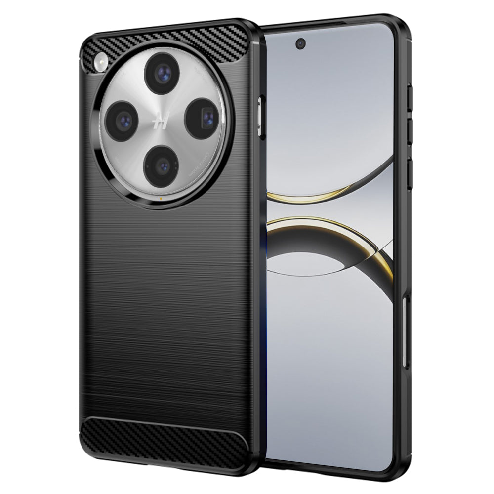 Custodia per Oppo Find X8 Pro, Techsuit, Carbonio, Nera