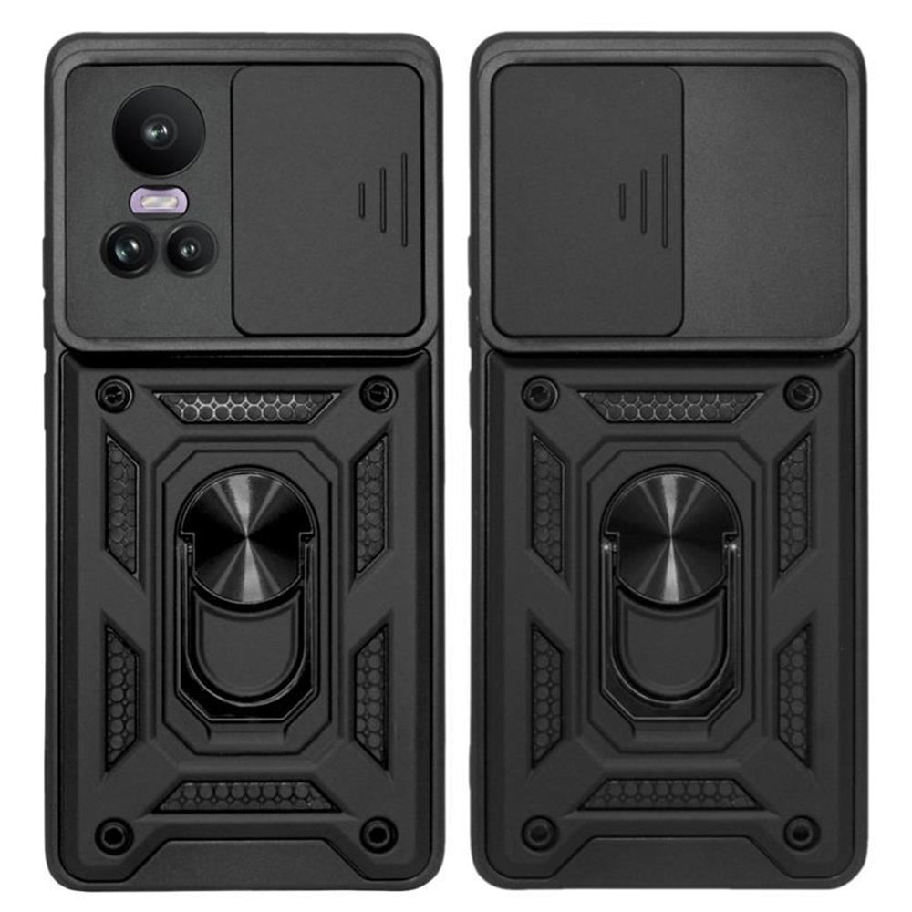 Custodia per Oppo Reno10 / Reno10 Pro, Techsuit, CamShield, Nera