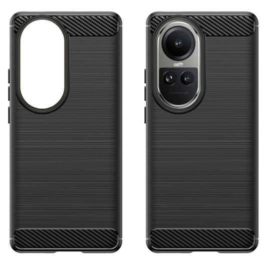 Custodia per Oppo Reno10 / Reno10 Pro, Techsuit, Carbonio, Nera