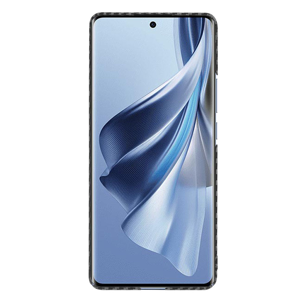 Custodia per Oppo Reno10 / Reno10 Pro, Techsuit, Carbonite FiberShell, Nera