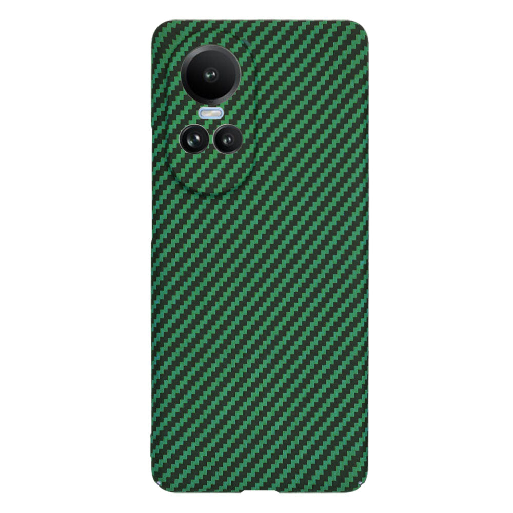 Custodia per Oppo Reno10 / Reno10 Pro, Techsuit, Carbonite FiberShell, Verde