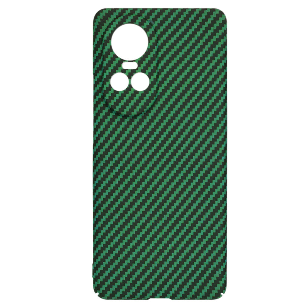 Custodia per Oppo Reno10 / Reno10 Pro, Techsuit, Carbonite FiberShell, Verde