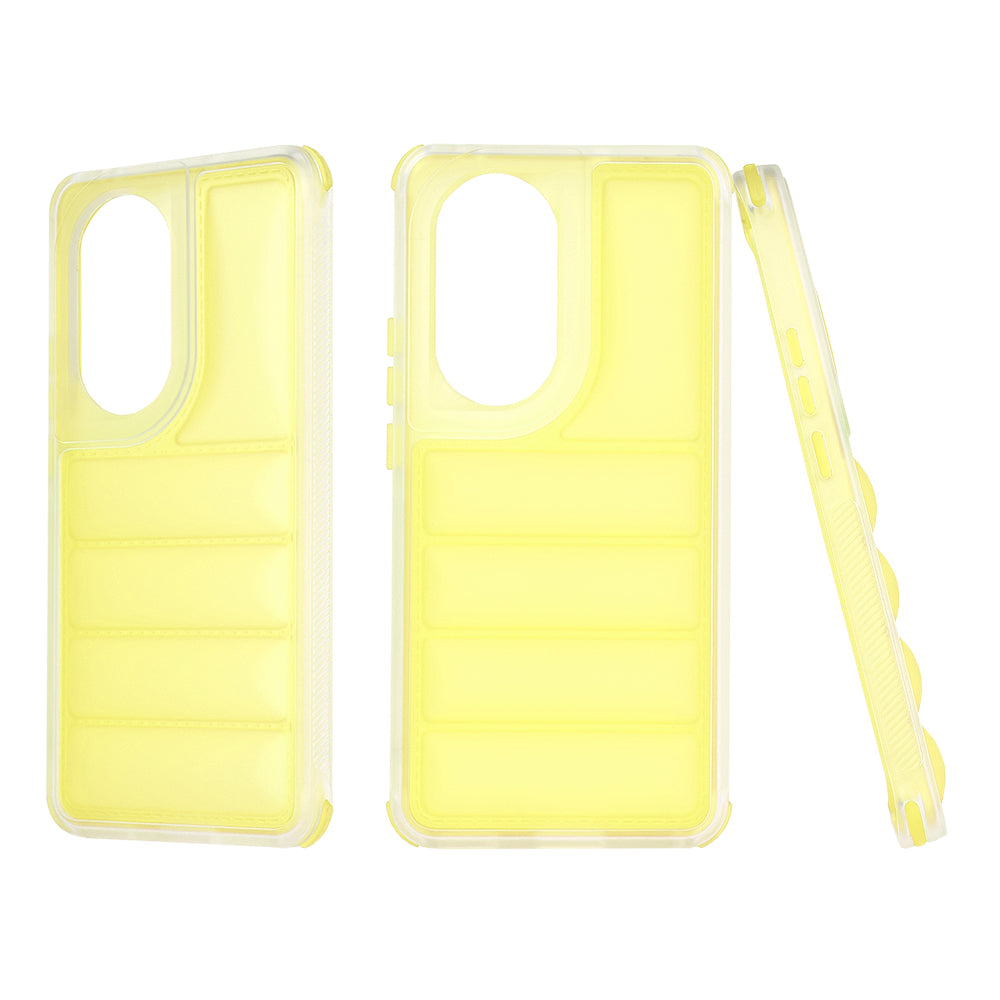 Custodia per Oppo Reno10 / Reno10 Pro, Techsuit, Wave Shield, Gialla