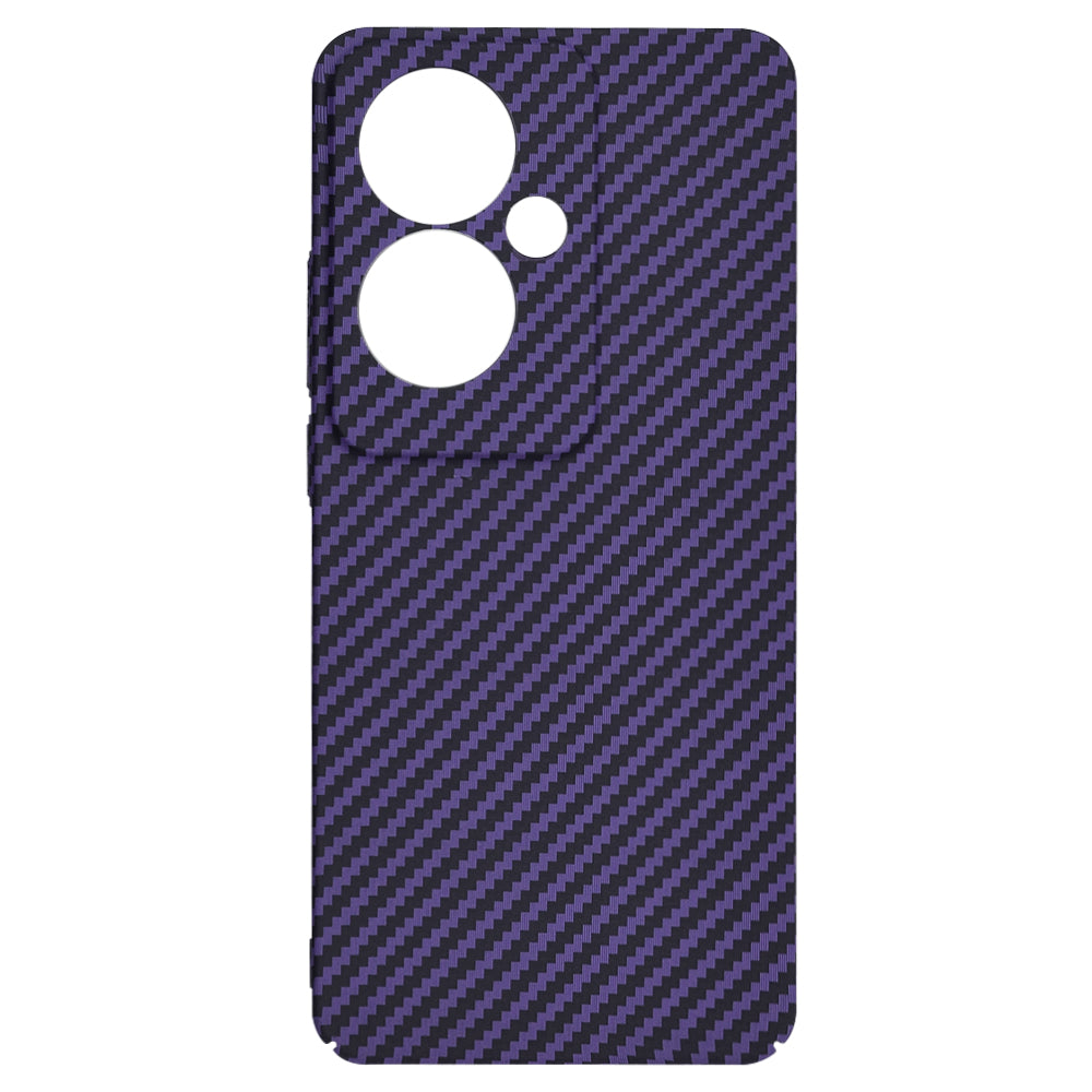 Custodia per Oppo Reno11 F, Techsuit, Carbonite FiberShell, Viola