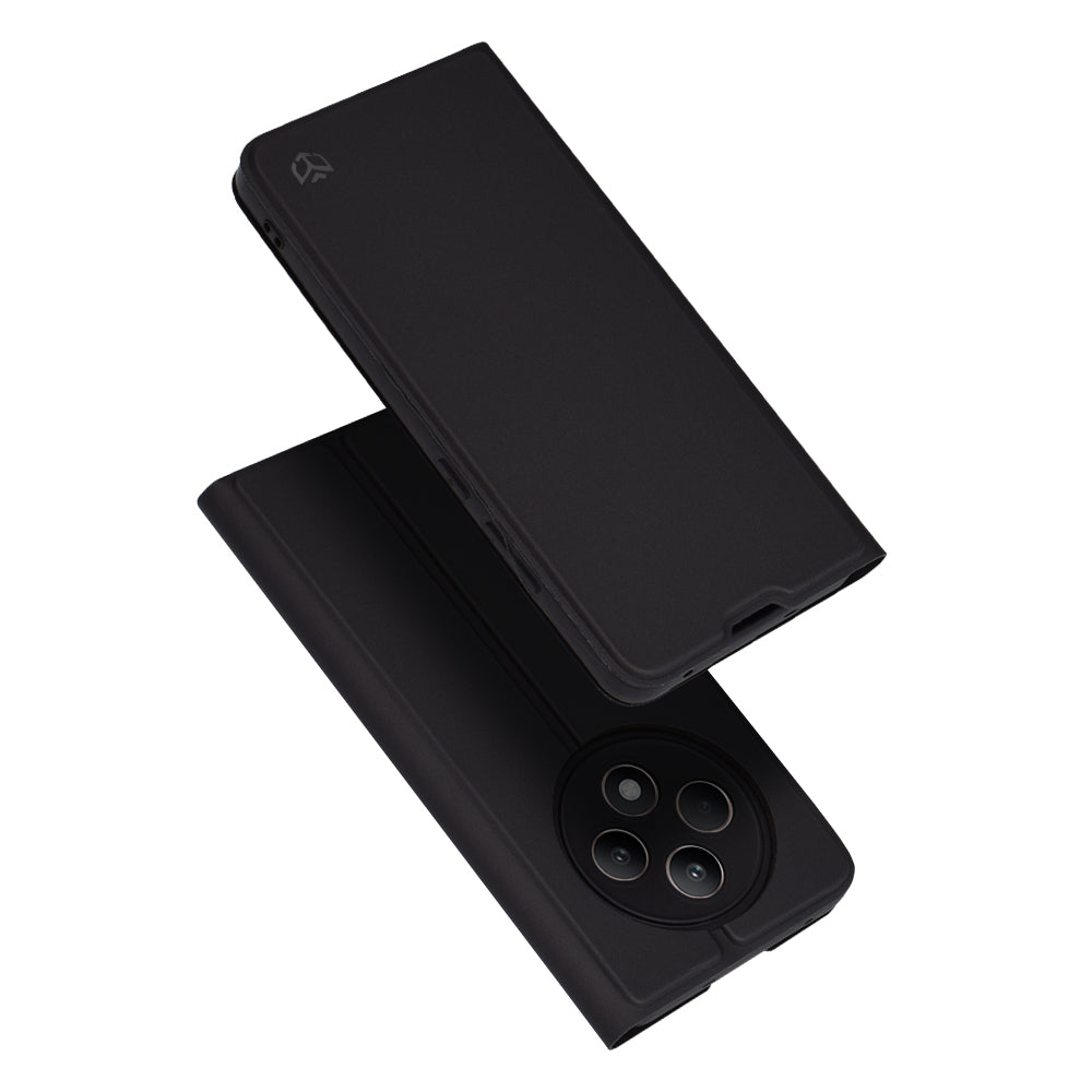 Custodia per Oppo Reno12 FS 5G / Reno12 FS 4G / Reno12 F 4G / Reno12 F, Techsuit, Magskin Book, Nera