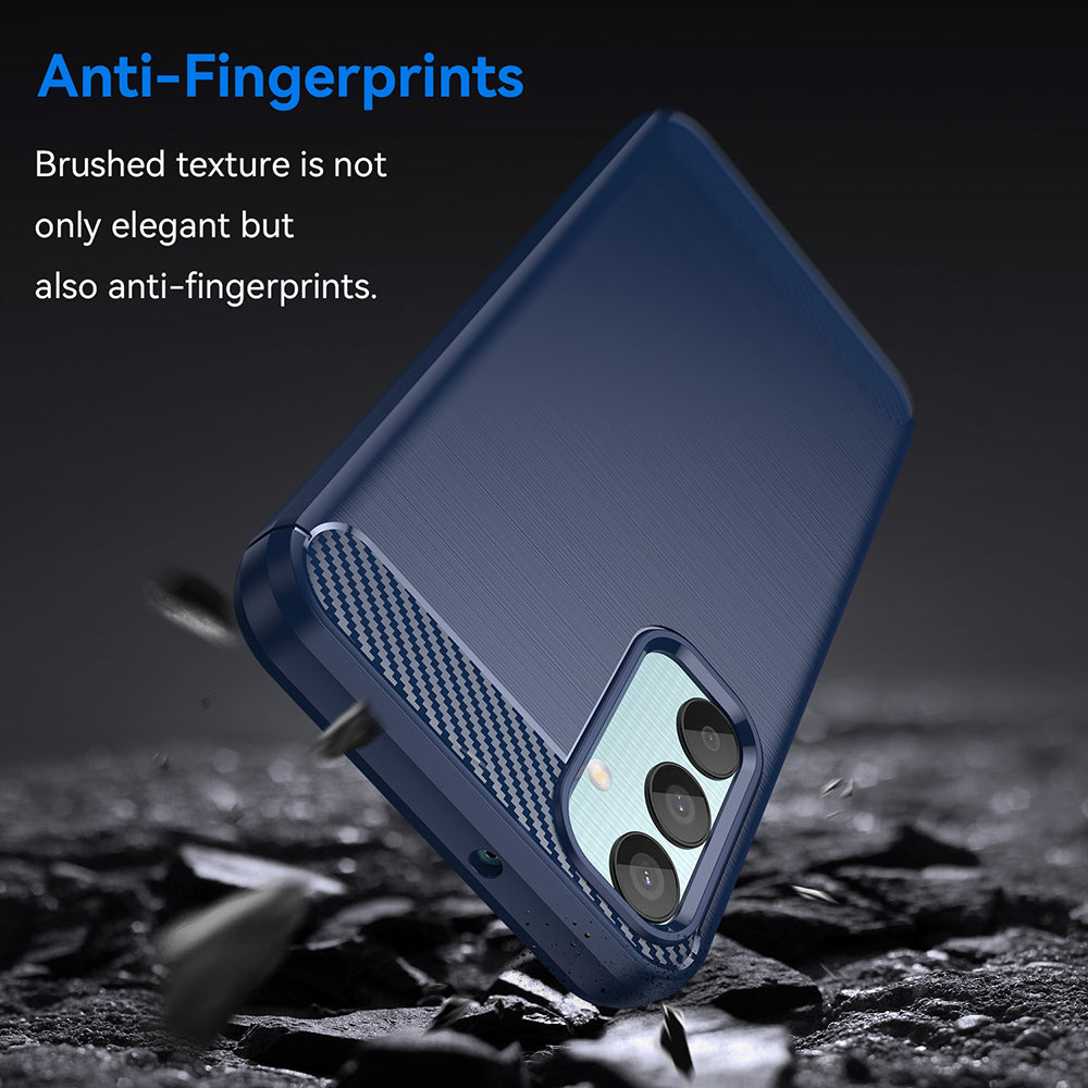 Custodia per Oppo Reno12 Pro, Techsuit, Carbonio, Nera