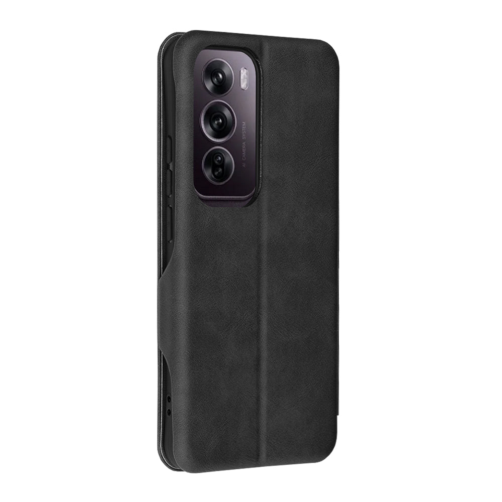Custodia per Oppo Reno12 Pro, Techsuit, Safe Wallet Plus, Nera