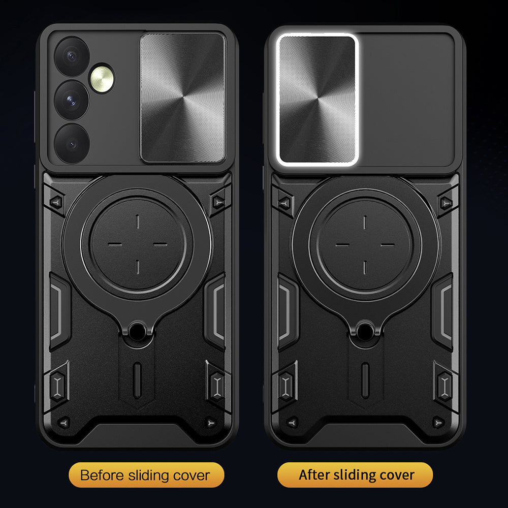 Custodia per Oppo Reno12, Techsuit, CamGuard Pro, Viola