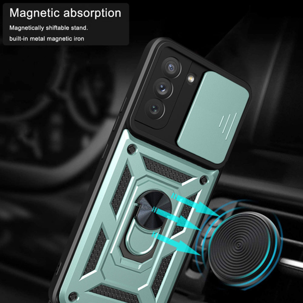 Custodia per Oppo Reno12, Techsuit, CamShield, Nera
