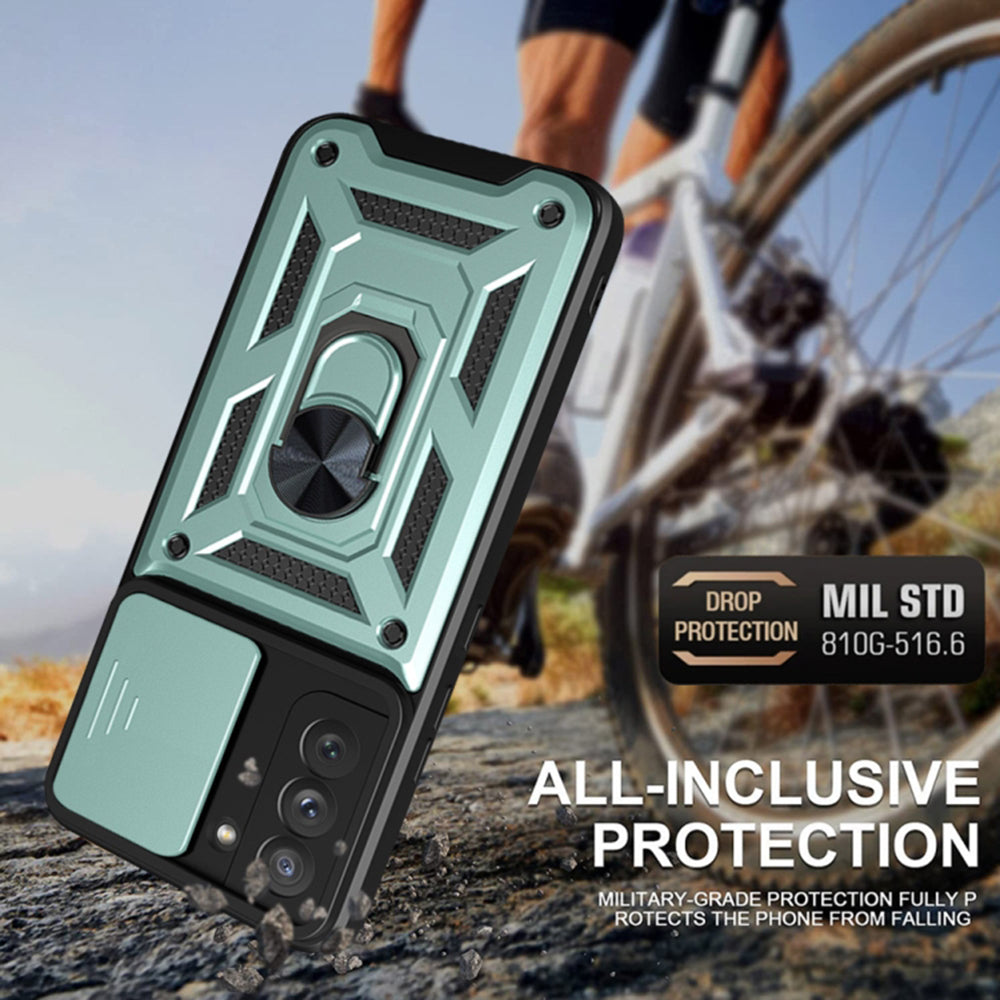 Custodia per Oppo Reno12, Techsuit, CamShield, Rosa