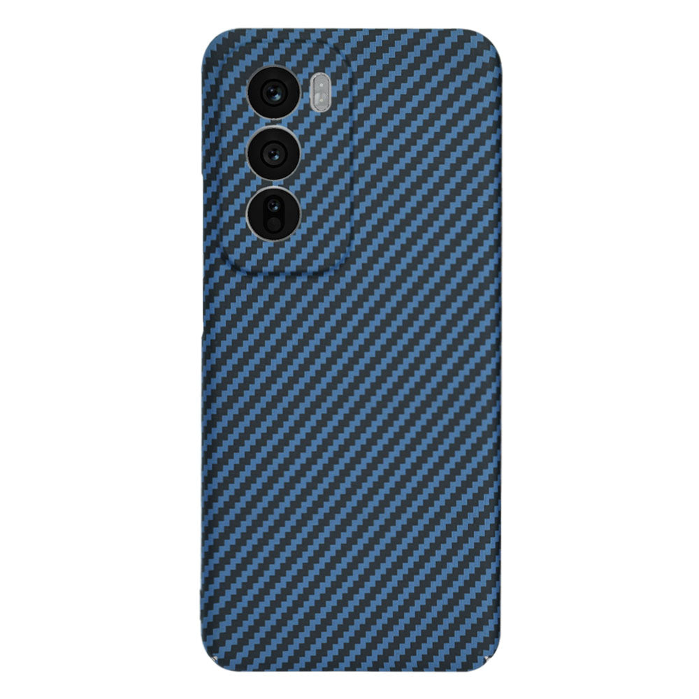 Custodia per Oppo Reno12, Techsuit, Carbonite FiberShell, Turchese