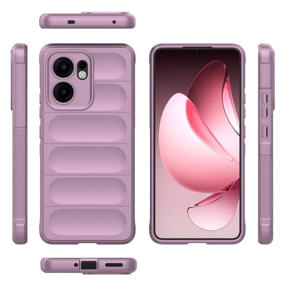 Custodia per Oppo Reno13 FS 5G / Reno13 F 4G / Reno13 F, Techsuit, Magic Shield, Rossa