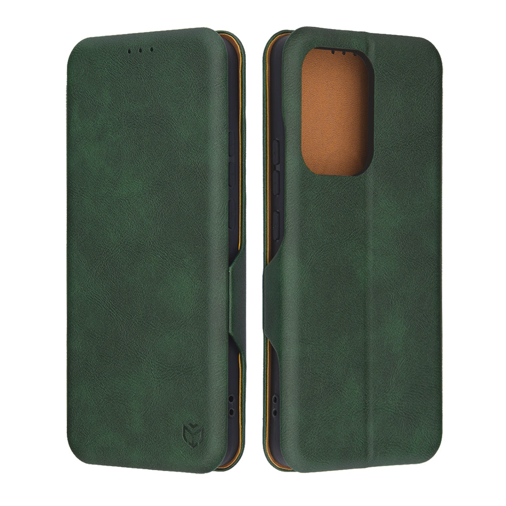Custodia per Oppo Reno13 FS 5G / Reno13 F 4G / Reno13 F, Techsuit, Safe Wallet Plus, Verde