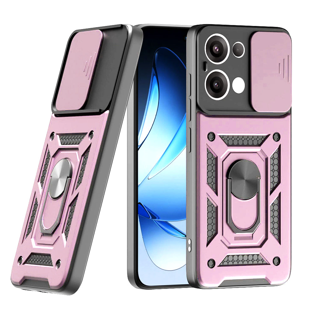 Custodia per Oppo Reno13, Techsuit, CamShield, Rosa