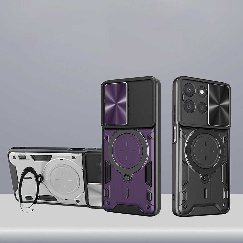 Custodia per Oppo Reno16 / Reno16 Pro, Techsuit, CamGuard Pro, Rossa