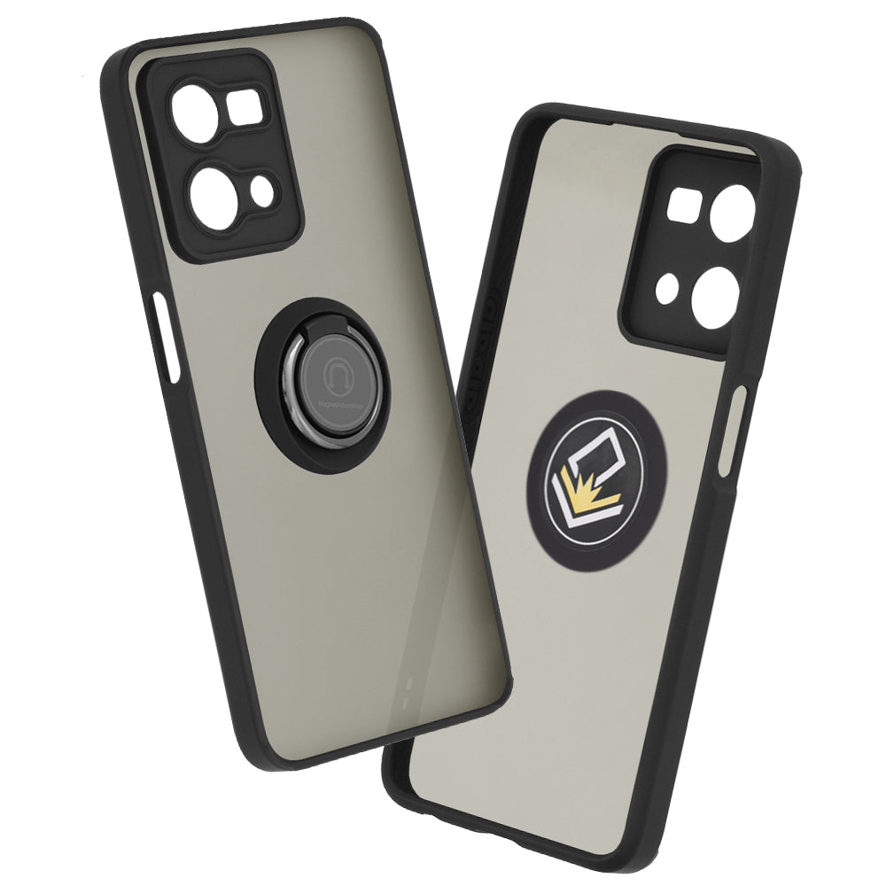 Custodia per Oppo Reno7, Techsuit, Glinth, Nera