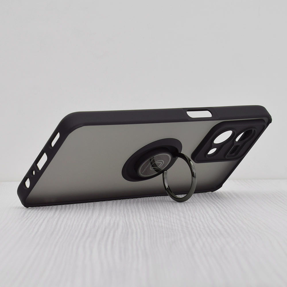 Custodia per Oppo Reno7, Techsuit, Glinth, Nera