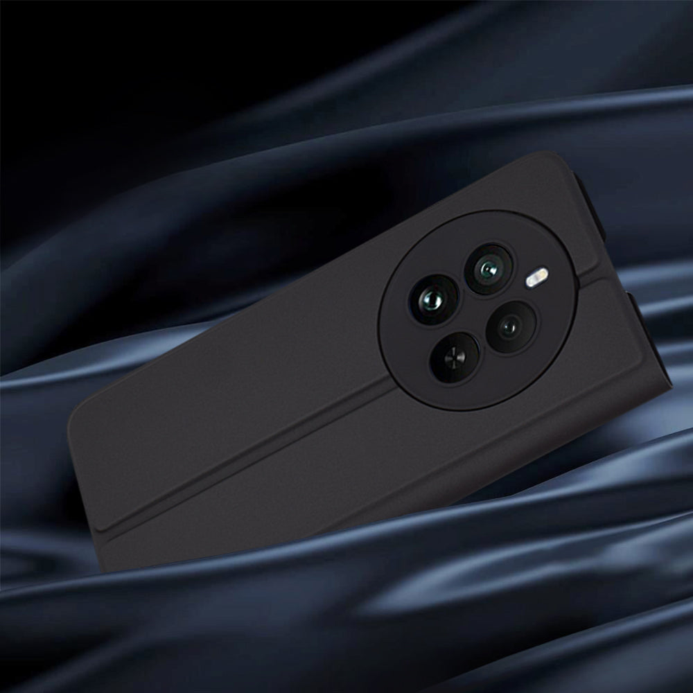 Custodia per Realme 12 Pro / 12 Pro+, Techsuit, Magskin Book, Nera