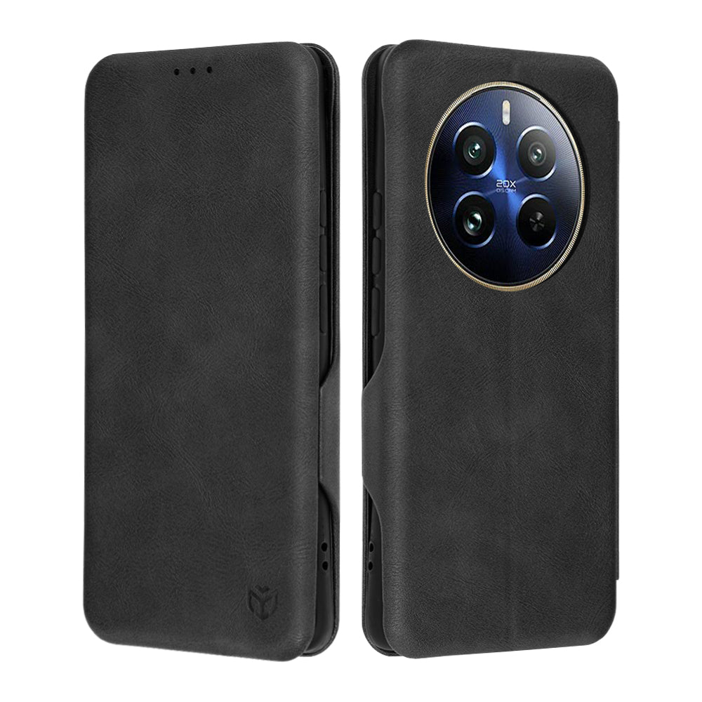 Custodia per Realme 12 Pro / 12 Pro+, Techsuit, Safe Wallet Plus, Nera