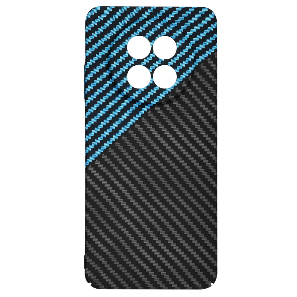 Custodia per Realme 12x / 12, Techsuit, Carbonite FiberShell, Nero Bleu