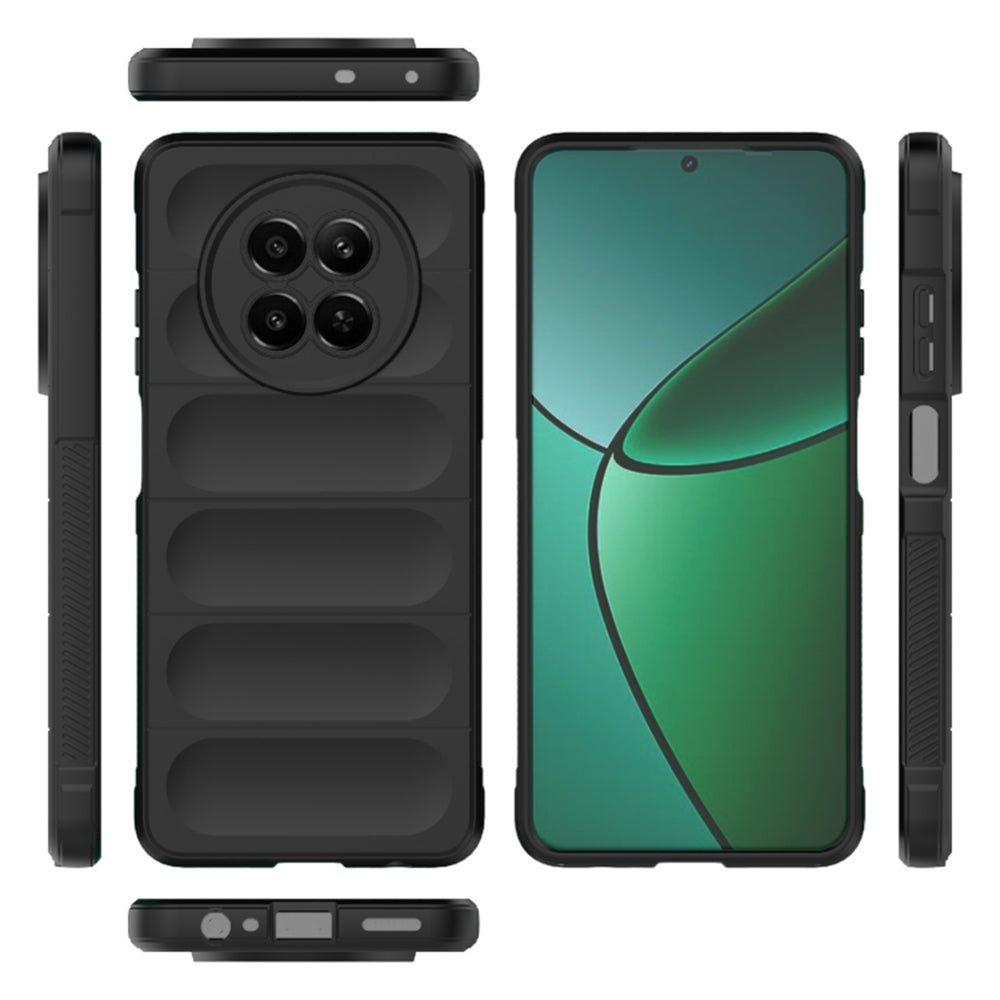 Custodia per Realme 12x / 12, Techsuit, Magic Shield, Vinaccia