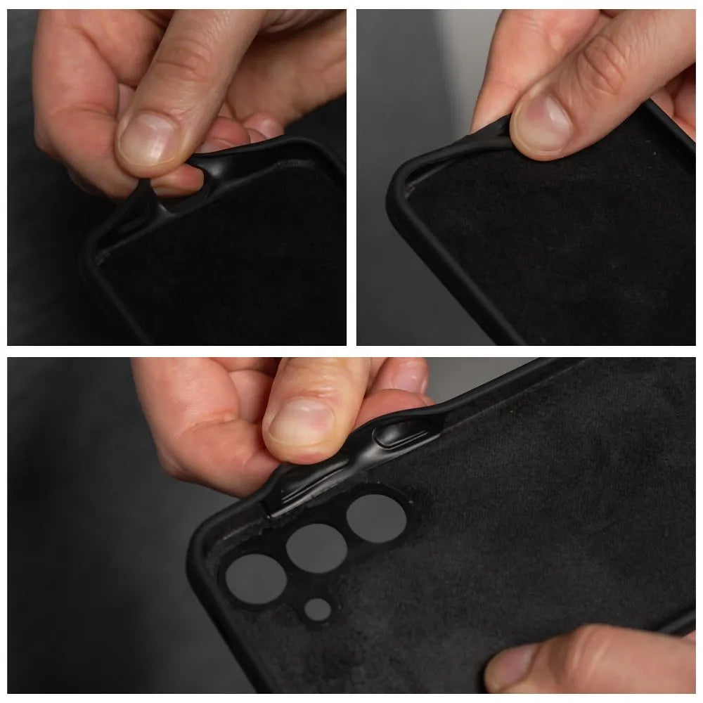 Custodia per Realme 14 Pro, OEM, Silicone, Nera