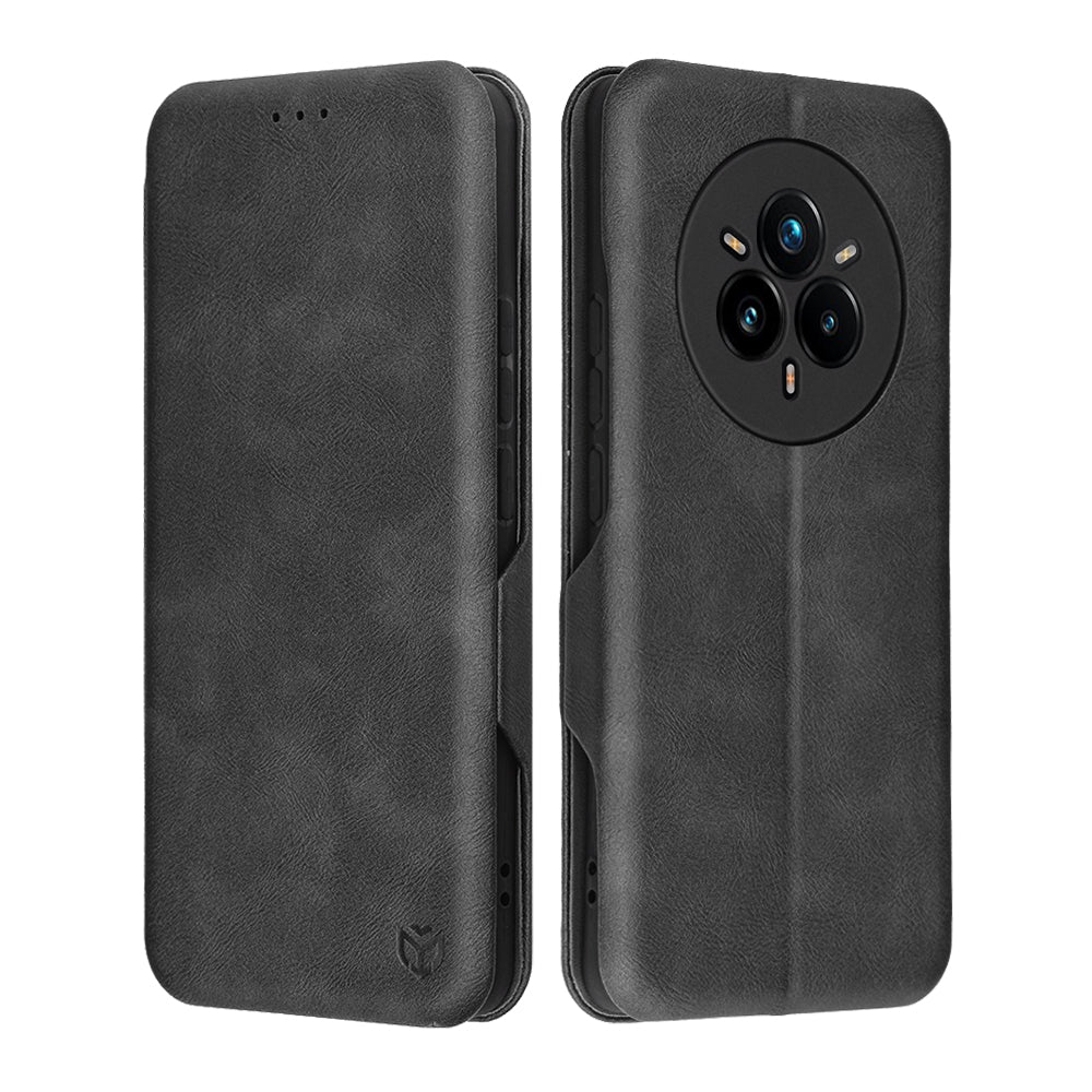 Custodia per Realme 14 Pro+, Techsuit, Safe Wallet Plus, Nera