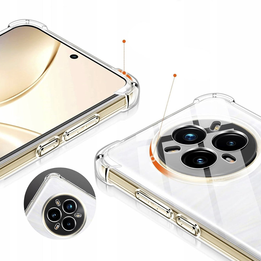 Custodia per Realme 14 Pro+, Techsuit, Shockproof Clear, Trasparente