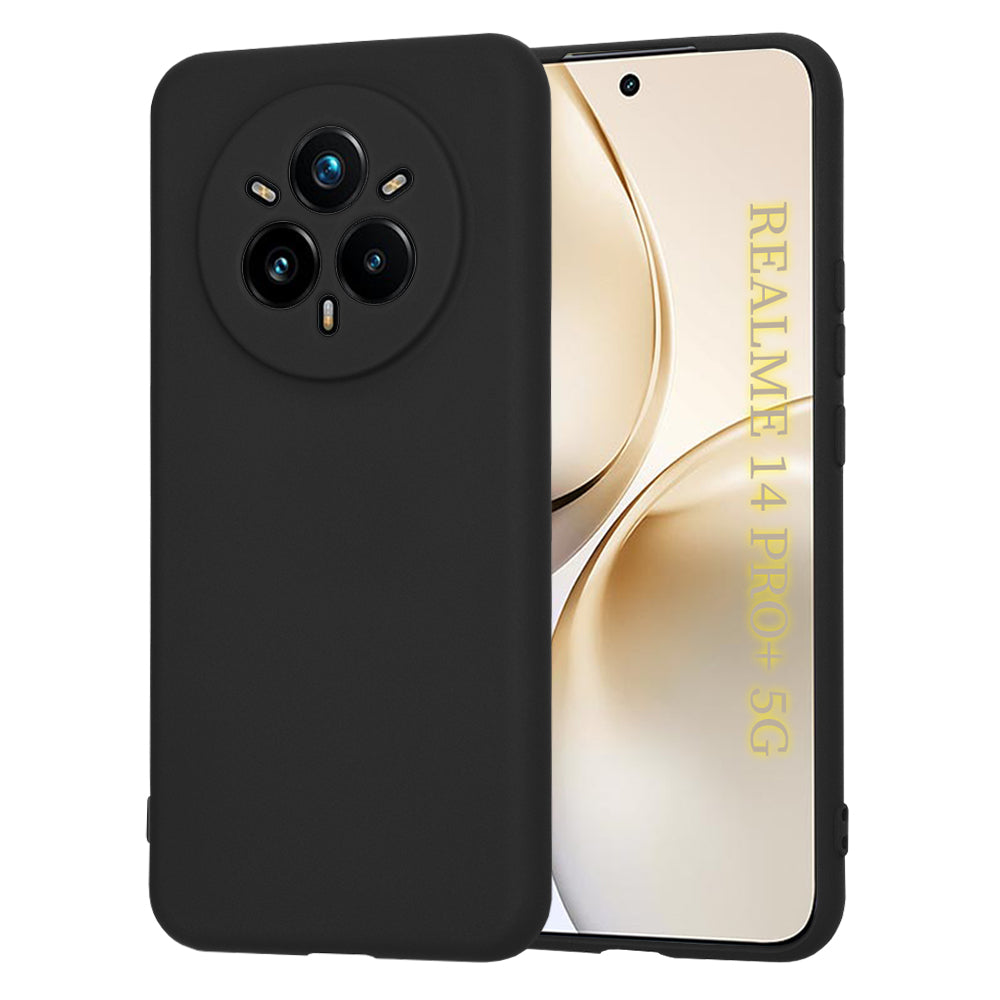 Custodia per Realme 14 Pro+, Techsuit, SoftFlex, Nera