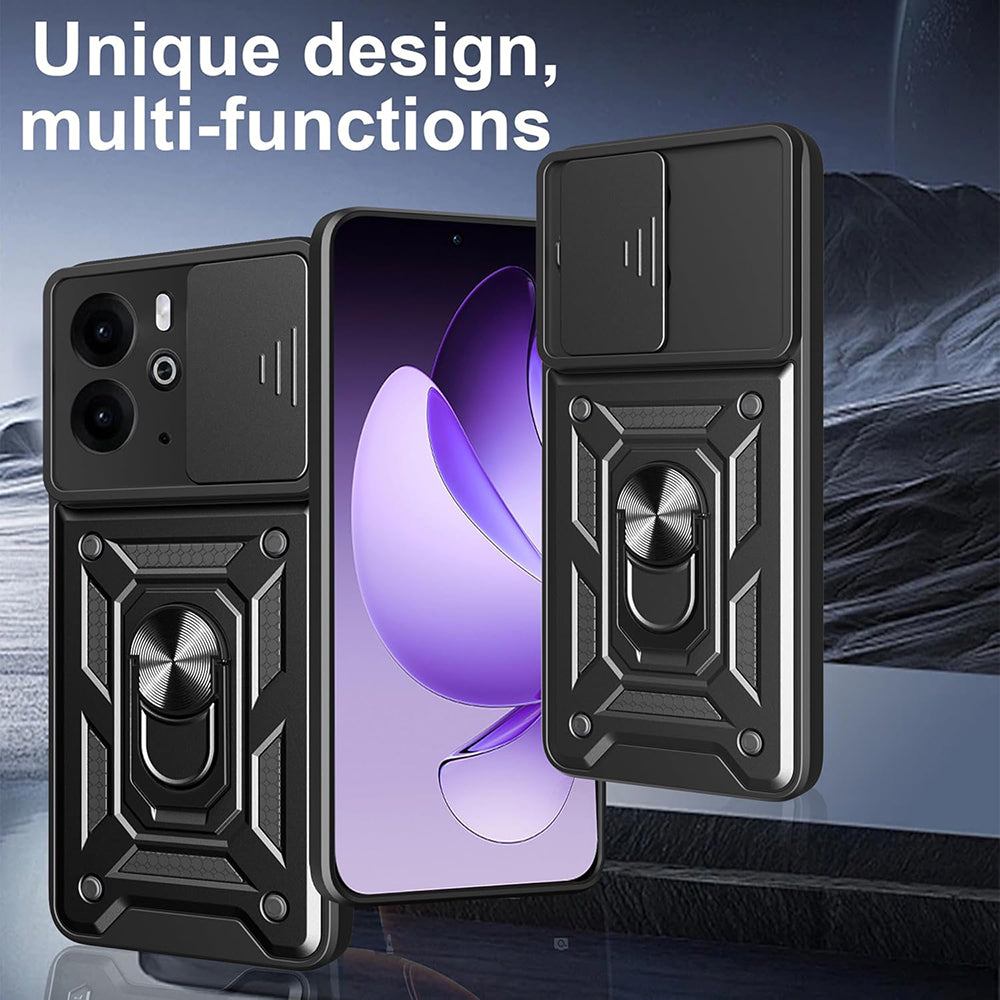 Custodia per Realme 14T / 14, Techsuit, CamShield, Nera