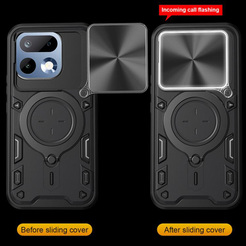 Custodia per Realme 16 Pro+, Techsuit, CamGuard Pro, Nera