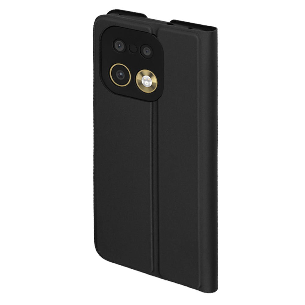 Custodia per Realme 16 Pro+, Techsuit, Magskin Book, Nera