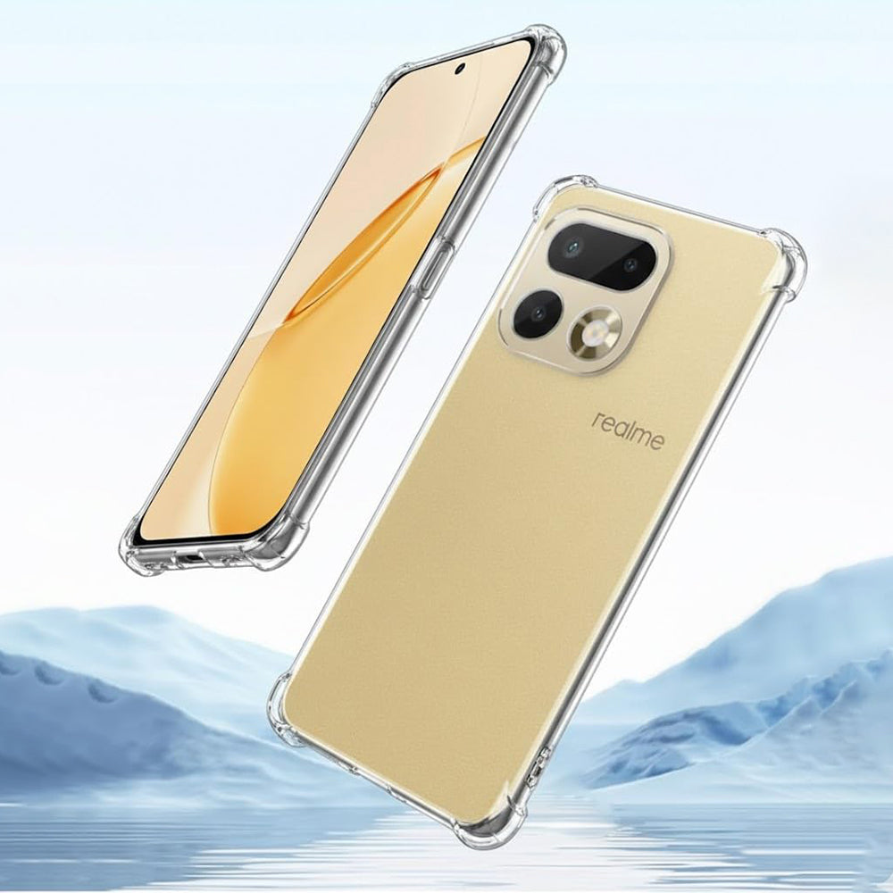 Custodia per Realme 16 Pro+, Techsuit, Shockproof Clear, Trasparente