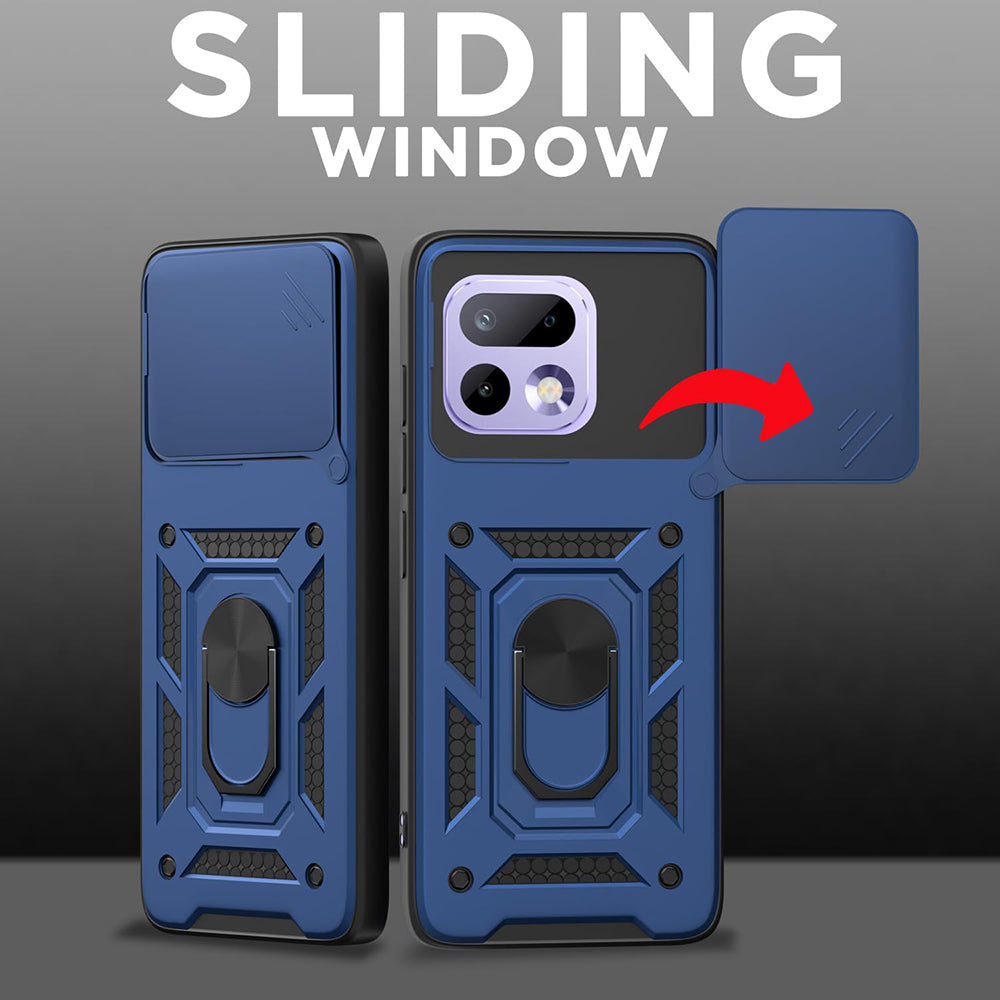 Custodia per Realme 16 Pro, Techsuit, CamShield, Blu