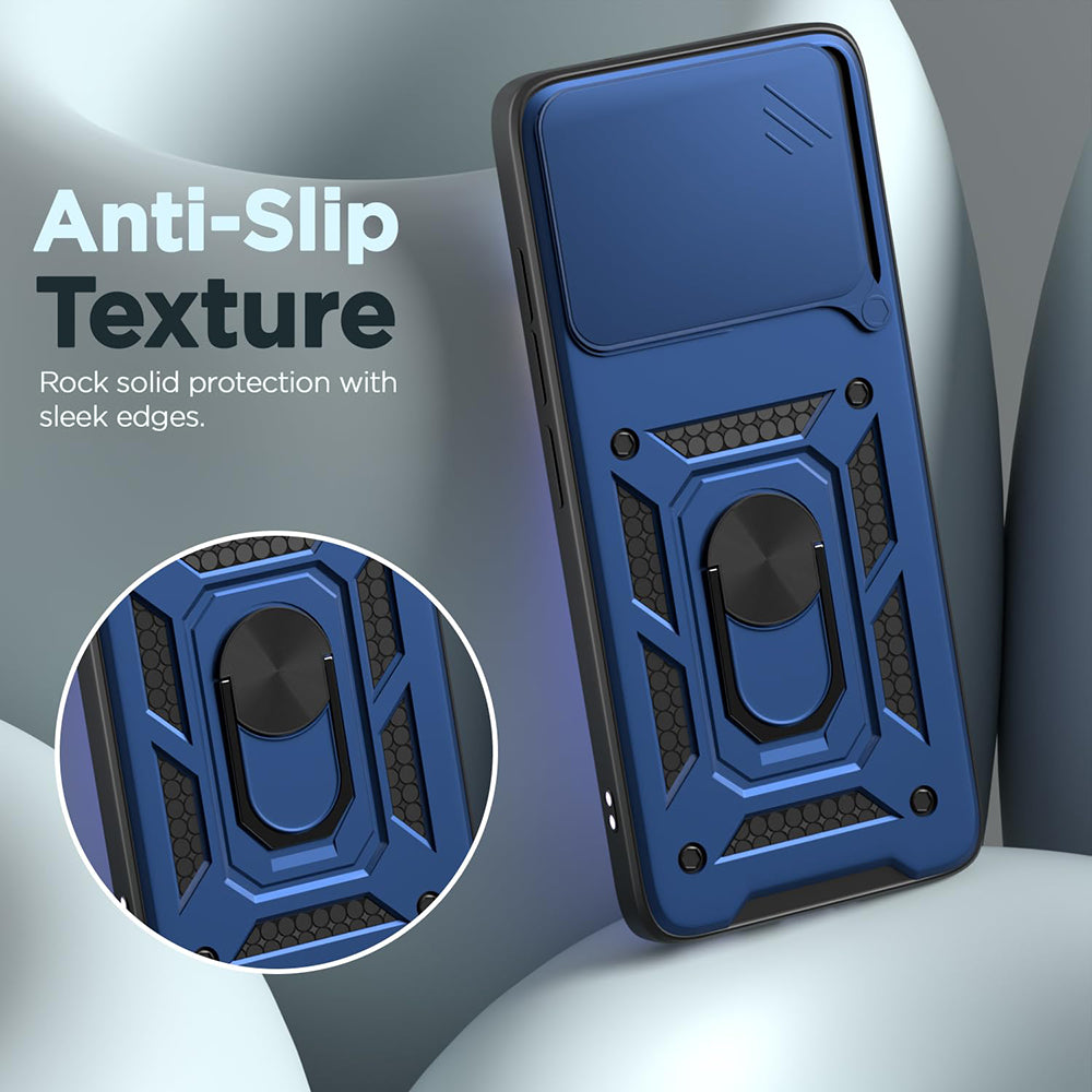 Custodia per Realme 16 Pro, Techsuit, CamShield, Blu