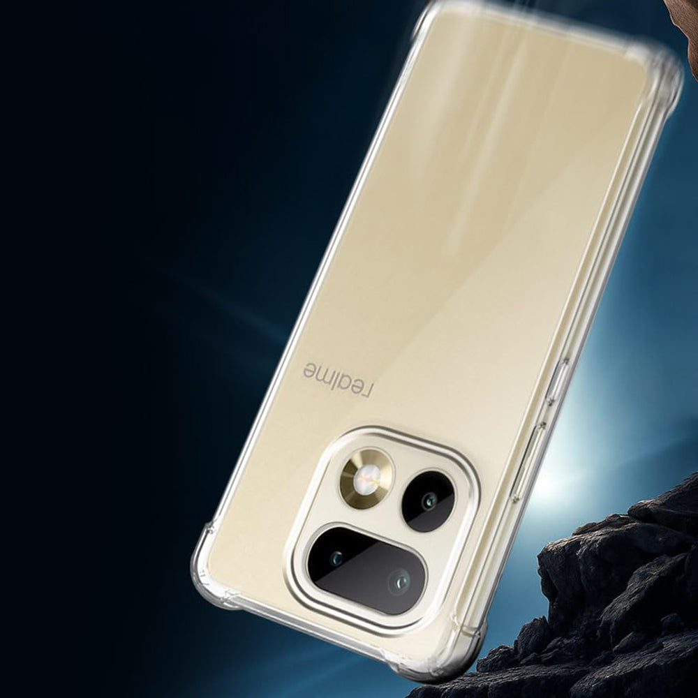 Custodia per Realme 16 Pro, Techsuit, Shockproof Clear, Trasparente