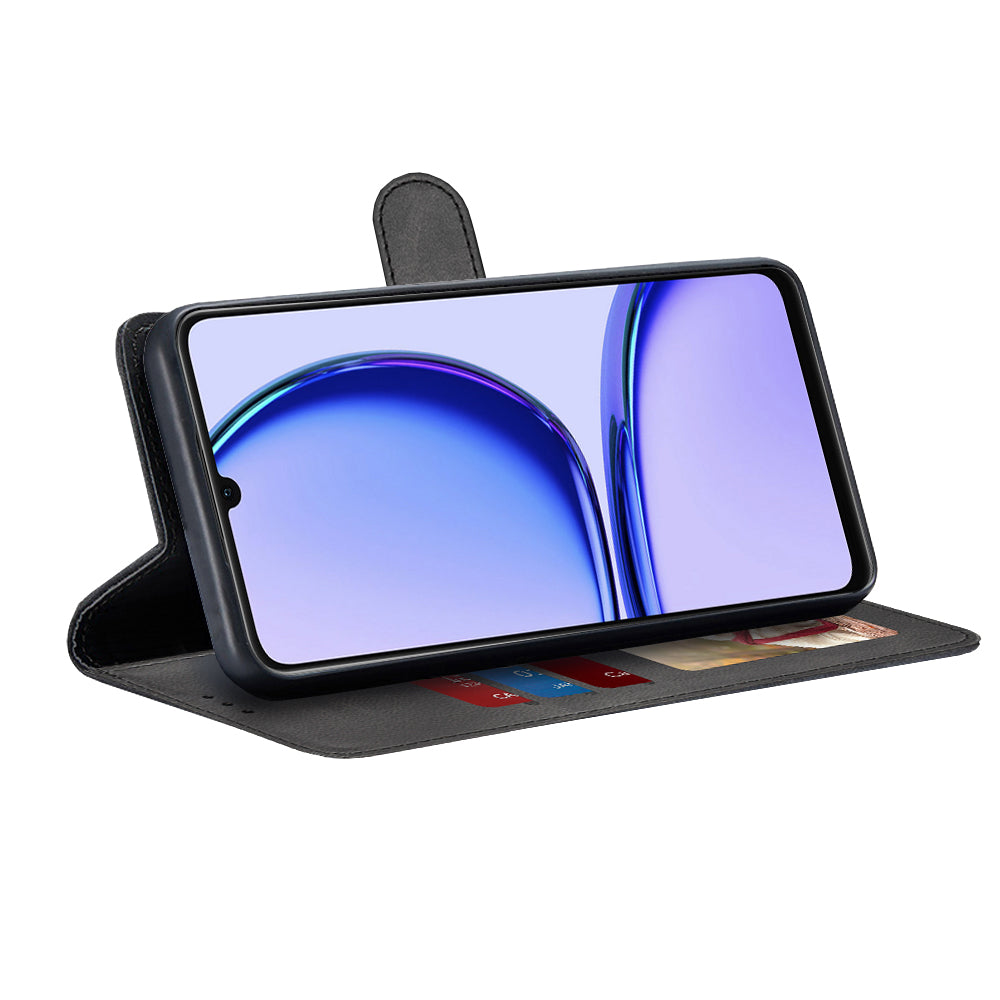 Custodia per Realme C53, Techsuit, Diary Book, Nera