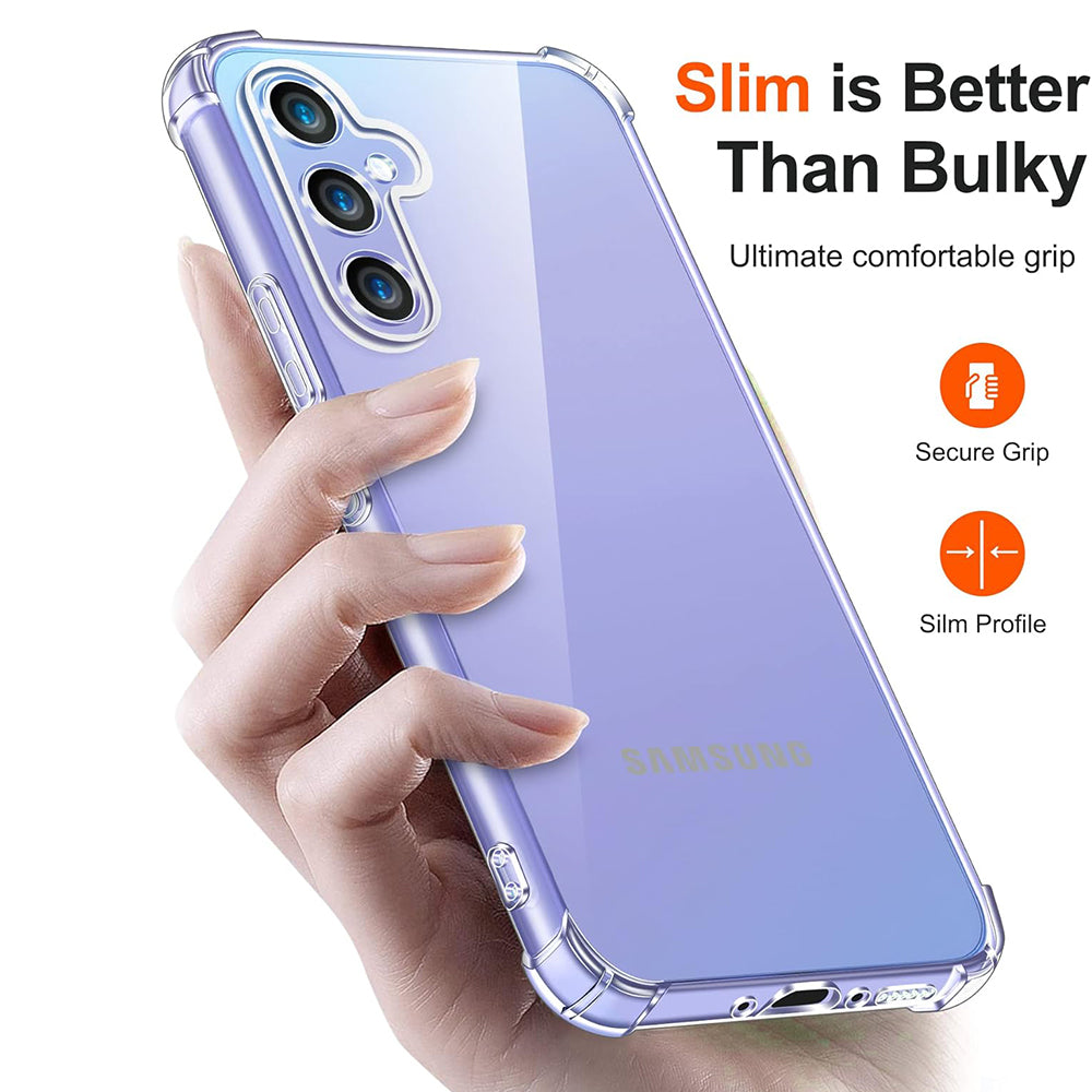 Custodia per Realme C75 5G, Techsuit, Shockproof Clear, Trasparente