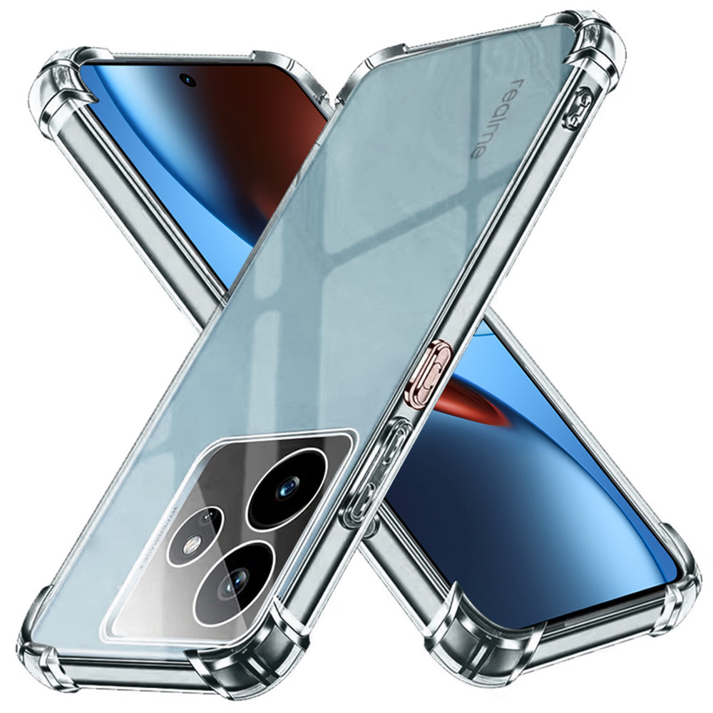 Custodia per Realme GT 7, Techsuit, Shockproof Clear, Trasparente