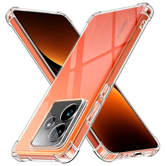 Custodia per Realme GT 7, Techsuit, Shockproof Clear, Trasparente