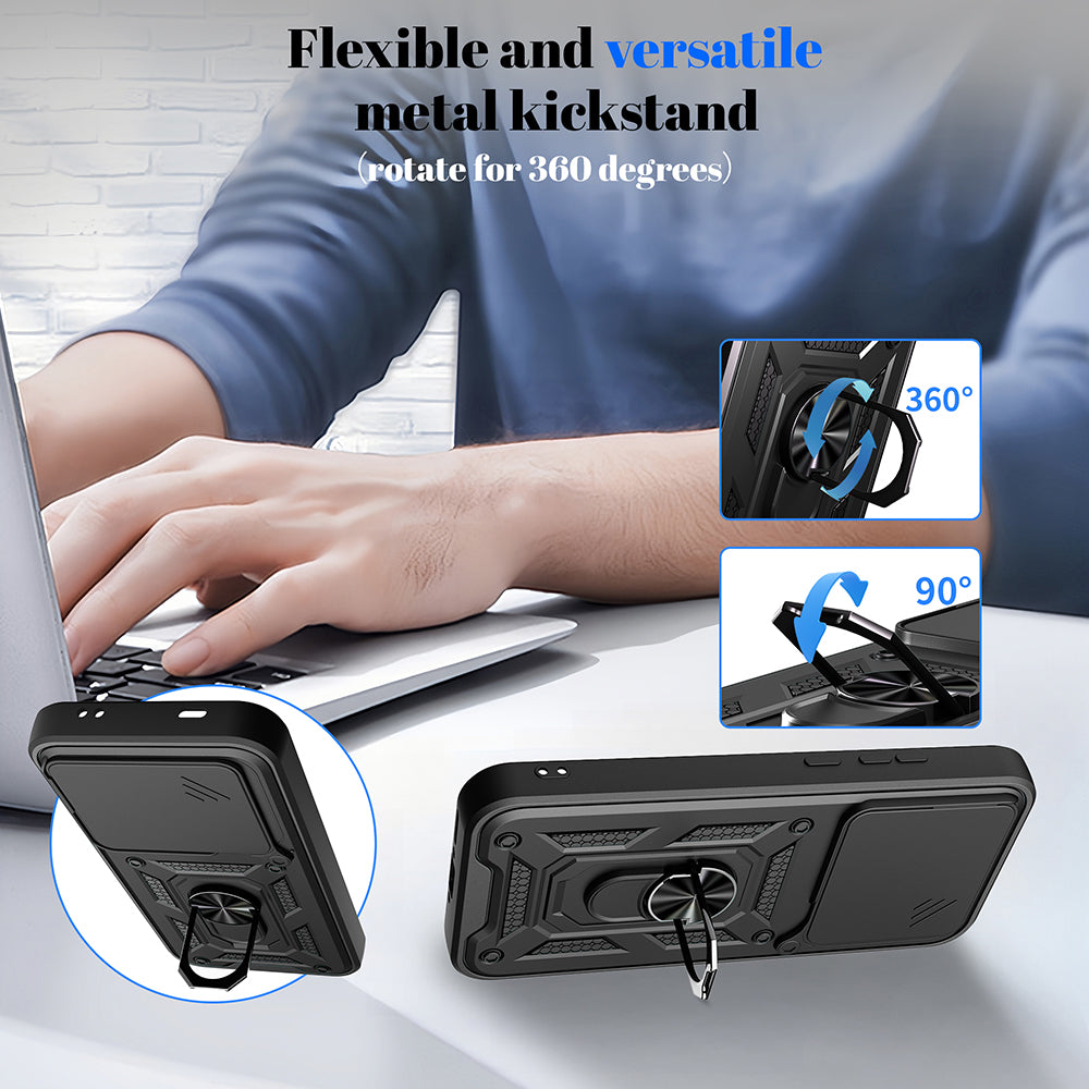 Custodia per Realme GT 8 Pro, Techsuit, CamShield (Taglio Rotondo per Fotocamera), Blu