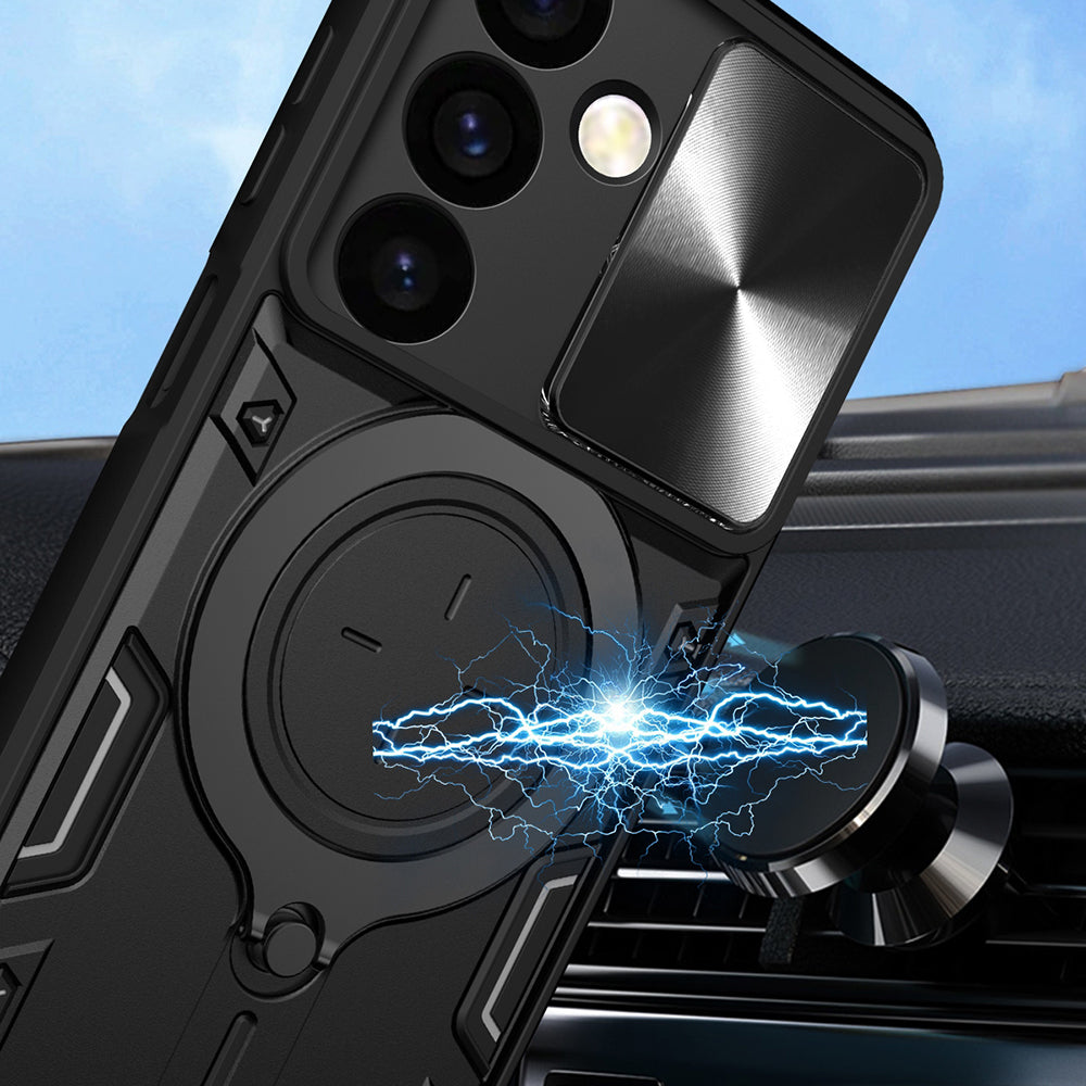 Custodia per Realme Note 70T, Techsuit, CamGuard Pro, Nera