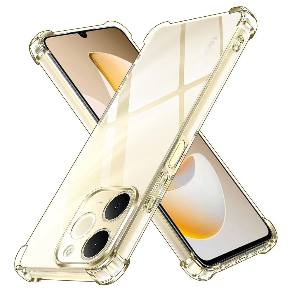 Custodia per Realme Note 70T, Techsuit, Shockproof Clear, Trasparente