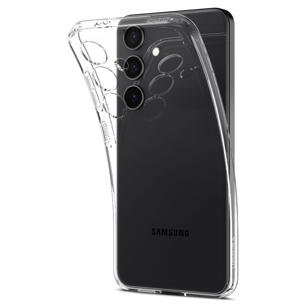 Custodia per Samsung Galaxy S24 S921, Spigen, a cristalli liquidi, trasparente