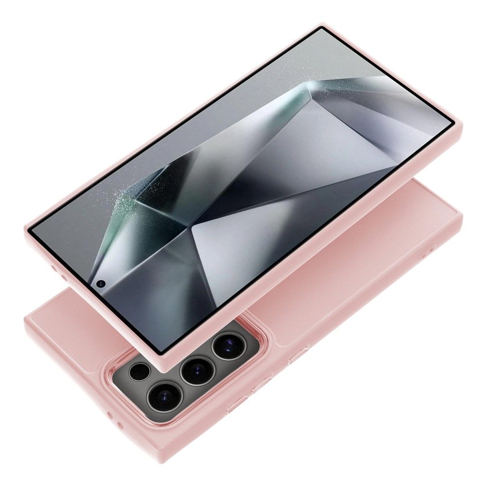 Custodia per Samsung Galaxy S24 FE S721, OEM, Frame, Rosa